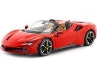 Cochesdemetal.es 2020 Ferrari SF90 Stradale Hybid Spider Rojo 1:18 Bburago 18016