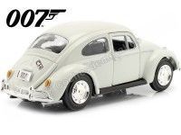 Cochesdemetal.es 1969 Volkswagen VW Escarabajo "007 James Bond Al Servicio Secreto de su Majestad" Blanco 1:24 Motor Max 79854