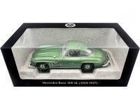 Cochesdemetal.es 1954 Mercedes-Benz 300 SL Gullwing "Alas de Gaviota" W198 Verde Metalizado 1:18 Dealer Edition B66040673