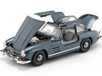Cochesdemetal.es 1954 Mercedes-Benz 300 SL Gullwing "Alas de Gaviota" W198 Azul Metalizado 1:18 Dealer Edition B66040674