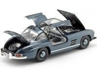 Cochesdemetal.es 1954 Mercedes-Benz 300 SL Gullwing "Alas de Gaviota" W198 Azul Metalizado 1:18 Dealer Edition B66040674