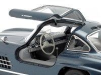Cochesdemetal.es 1954 Mercedes-Benz 300 SL Gullwing "Alas de Gaviota" W198 Azul Metalizado 1:18 Dealer Edition B66040674