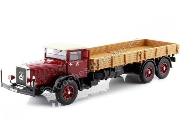 Cochesdemetal.es 1937 Mercedes-Benz L 10000 Granate/Beige 1:43 NEO Scale Models 46721