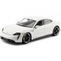 Cochesdemetal.es 2021 Porsche Taycan Turbo S Blanco 1:24 Welly 24107