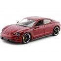 Cochesdemetal.es 2021 Porsche Taycan Turbo S Granate 1:24 Welly 24107