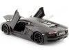 Cochesdemetal.es 2011 Lamborghini Aventador LP700-4 Negro Mate 1:24 Welly 24033