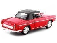 Cochesdemetal.es 1959 Renault Caravelle Convertible Soft Top Rojo 1:24 Welly 24068