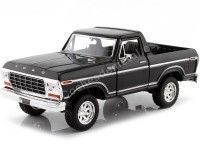 Cochesdemetal.es 1978 Ford Bronco OpenTop Negro 1:24 Motor Max 79374