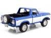 Cochesdemetal.es 1978 Ford Bronco OpenTop + Rueda de Repuesto Azul/Plateado 1:24 Motor Max 79372