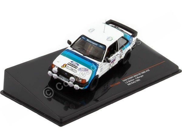 Cochesdemetal.es 1983 Ford Escort MKIII RS 1600i Nº22 Aitken-Walker/Morgan RAC Rally 1:43 IXO Models RAC376ALQ