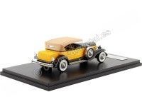 Cochesdemetal.es 1932 Duesenberg Model SJ Tourster Derham Amarillo/Negro 1:43 NEO Scale Models 45943