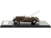 Cochesdemetal.es 1937 Mercedes-Benz 290 Roadster (W18) Marrón Oscuro 1:43 NEO Scale Models 45013