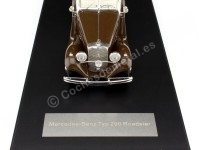 Cochesdemetal.es 1937 Mercedes-Benz 290 Roadster (W18) Marrón Oscuro 1:43 NEO Scale Models 45013