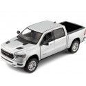 Cochesdemetal.es 2019 Dodge Ram 1500 Crew Cab Laramie Pickup Gris Metalizado 1:24 Motor Max 79357