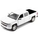 Cochesdemetal.es 2017 Chevrolet Silverado 1500 LT-Z71 Crew Cab Pickup Blanco 1:24 Motor Max 79348