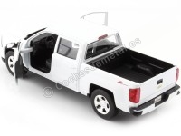 Cochesdemetal.es 2017 Chevrolet Silverado 1500 LT-Z71 Crew Cab Pickup Blanco 1:24 Motor Max 79348