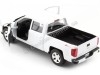 Cochesdemetal.es 2017 Chevrolet Silverado 1500 LT-Z71 Crew Cab Pickup Blanco 1:24 Motor Max 79348