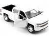 Cochesdemetal.es 2017 Chevrolet Silverado 1500 LT-Z71 Crew Cab Pickup Blanco 1:24 Motor Max 79348