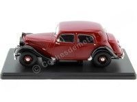 Cochesdemetal.es 1938 Citroen Traction Avant 11BL Berlina Granate/Negro 1:24 WhiteBox 124116