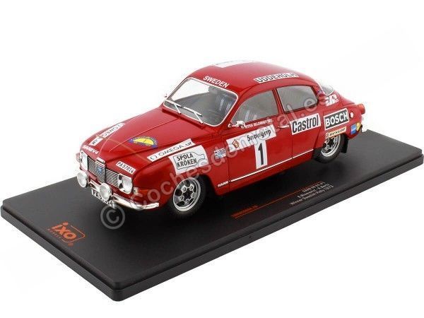 Cochesdemetal.es 1973 Saab 96 V4 Nº1 Blomqvist/Hertz Ganador Rally Suecia 1:18 IXO Models 18RMC086A