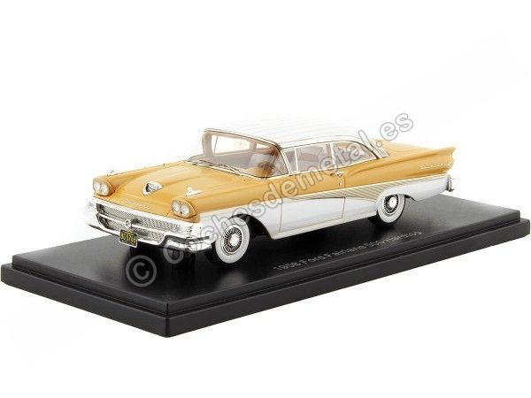 1958 Ford Fairlane 500 Hardtop Marrón/Beige 1:43 NEO Scale Models 47265 Cochesdemetal.es