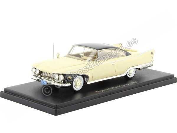 1960 Plymouth Fury Coupe Beige/Negro 1:43 NEO Scale Models 44691 Cochesdemetal.es
