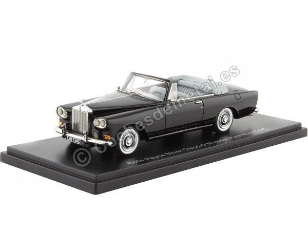 1963 Rolls-Royce Silver Cloud III Mulliner Park Ward DHC Negro 1:43 NEO Scale Models 44197 Cochesdemetal.es