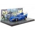 Cochesdemetal.es 1996 Batman Automobilia Batmobile "Legends Of The Dark Knight Nº80" Azul 1:43 Salvat BAT054