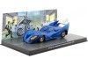 Cochesdemetal.es 1996 Batman Automobilia Batmobile "Legends Of The Dark Knight Nº80" Azul 1:43 Salvat BAT054