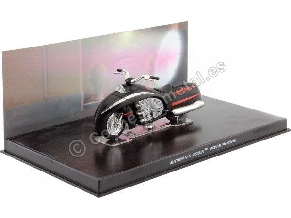 Cochesdemetal.es 1997 Batman Automobilia Batmobile "Batman & Robin Redbird" Negro/Rojo 1:43 Salvat BAT066