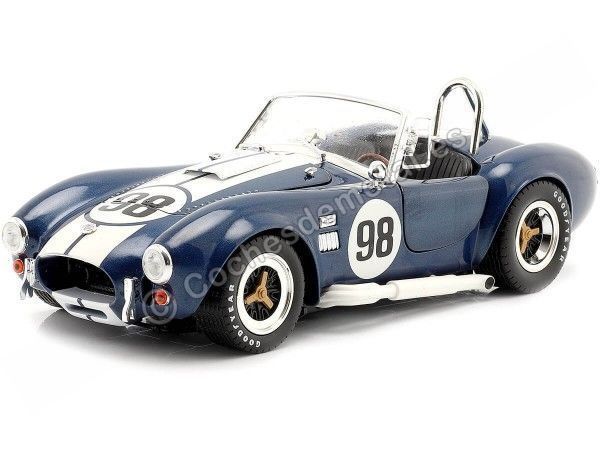Cochesdemetal.es 1966 Shelby Cobra 427 S/C Nº98 Azul/Blanco 1:18 Shelby Collectibles 116 Cochesdemetal.es 1966 Shelby Cobra 427 S/C Nº98 Azul/Blanco 1:18 Shelby Collectibles 116