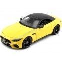 Cochesdemetal.es 2022 Mercedes-Benz AMG SL 63 4Matic Convertible (R232) Amarillo Solar 1:18 iScale 180052