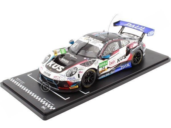 Cochesdemetal.es 2021 Porsche 911 GT3 R Nº74 Pereira/Eriksson ADAC GT Masters 1:18 IXO Models LEGT18054B