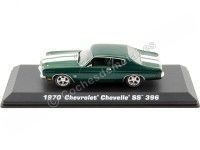 Cochesdemetal.es 1970 Chevrolet Chevelle SS 396 "John Wick" Verde 1:43 Greenlight 86541