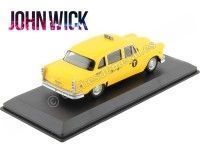 Cochesdemetal.es 1974 Checker Motors Marathon A11 "John Wick" Amarillo 1:43 Greenlight 86607