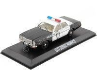 Cochesdemetal.es 1977 Dodge Monaco "Police Roseville" Negro/Blanco 1:43 Greenlight 86588