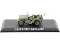 Cochesdemetal.es 1949 Jeep Willys CJ-2A "M.A.S.H. 4077th" Verde Sucio 1:43 Greenlight 86592