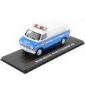 Cochesdemetal.es 1987 Dodge Ram B250 Van "Policía de Nueva York" Blanco/Azul 1:43 Greenlight 86577