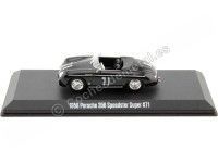 Cochesdemetal.es 1958 Porsche 356 Speedster Super Nº71 Steve McQueen Negro 1:43 Greenlight 86538