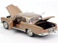 1969 Mercedes-Benz 250 SE Coupé Metallic Gold 1:18 Norev 183759 Cochesdemetal.es