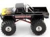 Cochesdemetal.es 1975 Ford F-250 Monster Truck "Earthquake Kings of Crunch" Negro con Llamas 1:43 Greenlight 88022