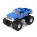 Cochesdemetal.es 1972 Chevrolet K-10 Monster Truck "Exterminator Kings of Crunch" Azul 1:43 Greenlight 88033