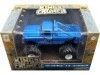 Cochesdemetal.es 1972 Chevrolet K-10 Monster Truck "Exterminator Kings of Crunch" Azul 1:43 Greenlight 88033