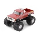 Cochesdemetal.es 1979 Ford F-250 Monster Truck "God of Thunder Kings of Crunch" Rojo 1:43 Greenlight 88042