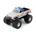 Cochesdemetal.es 1972 Chevrolet K-10 Monster Truck "Rocket Kings of Crunch" Plateado 1:43 Greenlight 88043