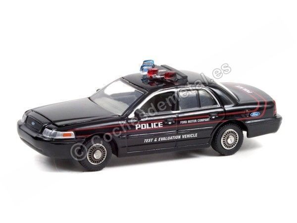 Cochesdemetal.es 2001 Ford Crown Victoria Police Interceptor Michigan "Hot Pursuit Series 39" 1:64 Greenlight 42970D