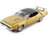 Cochesdemetal.es 1971 Plymouth Road Runner Hardtop GY8 Gold Leaf Metallic 1:18 Auto World AMM1258