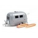 Cochesdemetal.es 1961 Caravana Airstream 16 Bambi "Hitched Homes series 11" 1:64 Greenlight 34110F