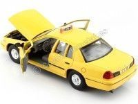 Cochesdemetal.es 1999 Ford Crown Victoria Taxi Nueva York Amarillo 1:24 Welly 22082