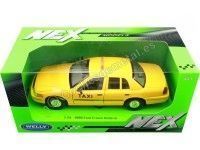 Cochesdemetal.es 1999 Ford Crown Victoria Taxi Nueva York Amarillo 1:24 Welly 22082